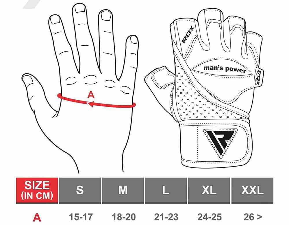 Como medir el tamaño de los guantes de gimnasio